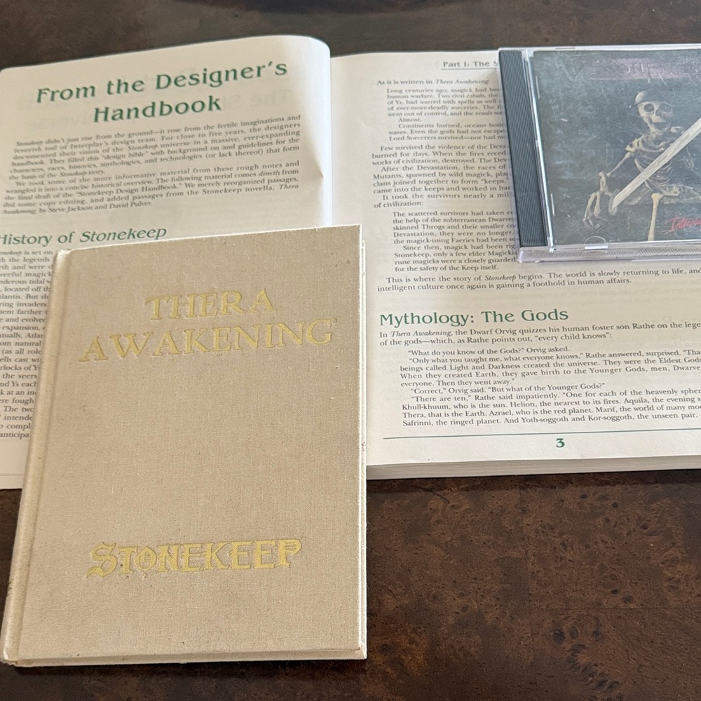 Complete Stonekeep Game: The Novella, The Strategy Manual, The Disc with Booklet